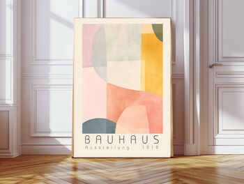 Set Of Two Bauhaus Mid Century Art Prints, 2 of 3