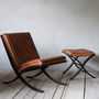 Ribbed Leather Lounger, thumbnail 2 of 5