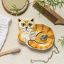 Handmade Ceramic Cat Trinket Dish, thumbnail 1 of 4