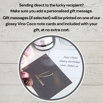 Vino Coco Veuve Clicquot Champagne And Truffles Gift Set, 8 of 8