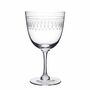 A Pair Of Crystal Wine Glasses With Ovals Design, thumbnail 2 of 3
