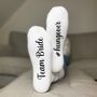 Bride Socks Personalised Hen Do And Wedding Gifts, thumbnail 4 of 8