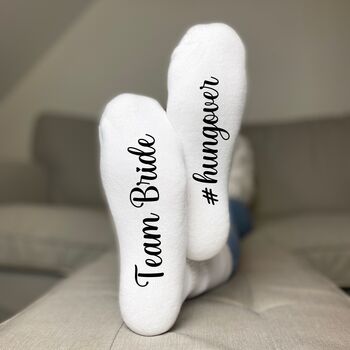 Bride Socks Personalised Hen Do And Wedding Gifts, 4 of 8