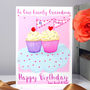 Personalised Cupcake Relation Birthday Card, thumbnail 8 of 10