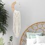 Macrame White Wall Hanging Dreamcatcher Moon Woven, thumbnail 1 of 5