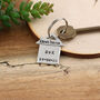 Housewarming Gift Personalised First Home House Keyring, thumbnail 3 of 10