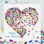 100th Birthday Butterfly Heart Card, thumbnail 1 of 12