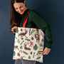 Christmas Reindeer Tote Bag, thumbnail 1 of 5