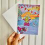 Yoga Sunrise Card, thumbnail 1 of 2