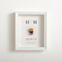 Personalised First Toast Initials Memory Frame, thumbnail 1 of 3