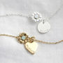 Personalised Crystal Daisy Charm Bracelet, thumbnail 1 of 8
