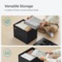 Foldable Storage Ottoman For Living Room And Bedroom, thumbnail 4 of 10