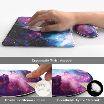Starry Sky Keyboard Wrist Mouse Support Pad Set, 5 of 6