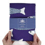 'Ocean Shoal' 100% Cotton Tea Towel, thumbnail 3 of 12