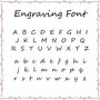 Silver Plated Engraved Name And Birthstone Necklace, thumbnail 4 of 5