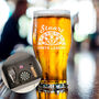 Personalised Darts Legend Pint Glass With Flights Gift Set, thumbnail 1 of 8