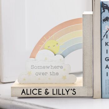 Personalised Rainbow Bookends, 3 of 4