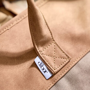 Large Khaki Log Bag, 3 of 4