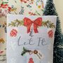 Christmas Illustration Scented Fabric Gift Pillow, thumbnail 2 of 10