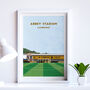 Personalised Football Stadium Art Print Gift : Request Any Stadium, thumbnail 10 of 11