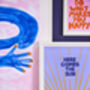 Here Comes The Sun Beatles Print Lilac, thumbnail 4 of 10
