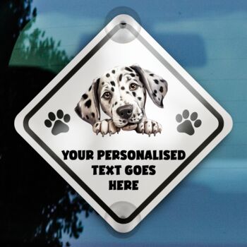 Personalised Dog On Board Car Sign, 12 of 12