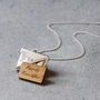 Personalised Sterling Silver Love Letter Necklace, thumbnail 4 of 5