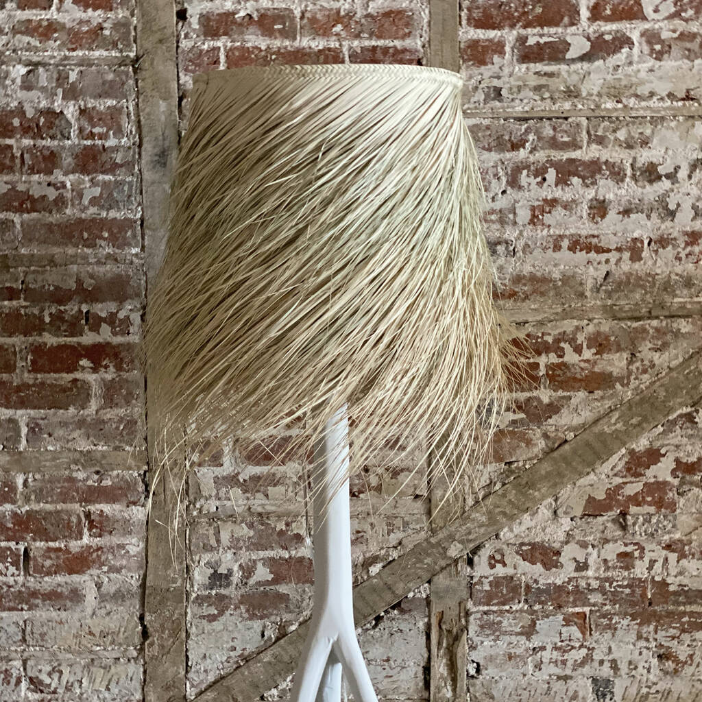 Palm Fibre Lamp Shade 40cm By Doris Brixham
