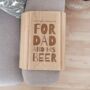Personalised Wooden Sofa Tray Table For Dad, thumbnail 1 of 3