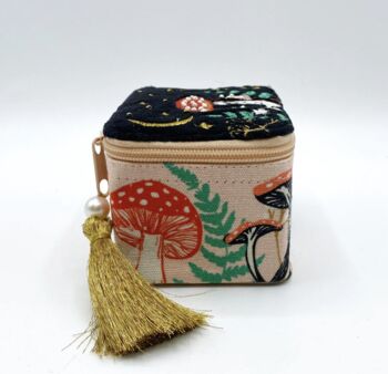 Embroidered Forage Designed Jewellery Case, 4 of 6