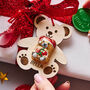 Personalised Chocolate Teddy Gift Tag, thumbnail 1 of 2