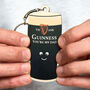 Guinness Keyring For Dad, thumbnail 1 of 4