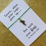 Personalised Good Luck Wish Bracelet For Runner, thumbnail 1 of 5