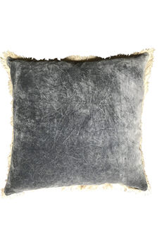Stonewashed Velvet Cushion Cover 50x50, 5 of 10