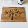 Personalised Family Tree Oak Board, thumbnail 1 of 8