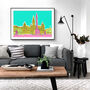George Square, Glasgow Colour Pop Art Print, thumbnail 2 of 2