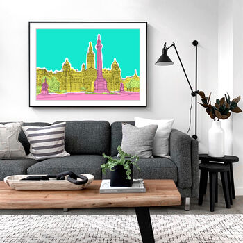 George Square, Glasgow Colour Pop Art Print, 2 of 2