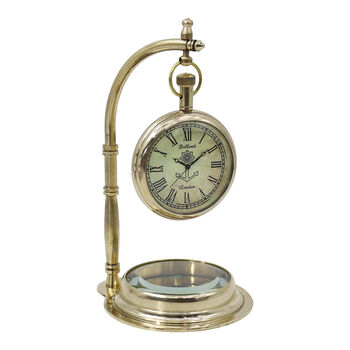 Personalised 50th Birthday Rotating Balance Desk Clock, 3 of 12