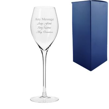 Personalised Infinity Prosecco Glass With Gift Box, 2 of 5