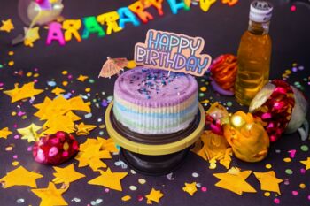 Candy Floss Celebration Birthday Cake, 3 of 12