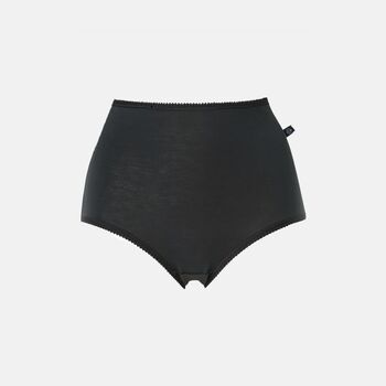 Women's 'Black' Four Pack Bamboo Full Briefs, 4 of 4