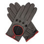 Jules. Women's Contrast Leather Driving Gloves, thumbnail 3 of 12