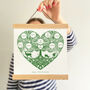 Personalised Woodland Family Tree Canvas Wall Hanging, thumbnail 3 of 6