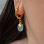 Aquamarine March Birthstone Earrings, thumbnail 3 of 10