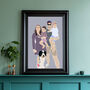 Custom Family Portrait Modern Wall Art People Print, thumbnail 1 of 11