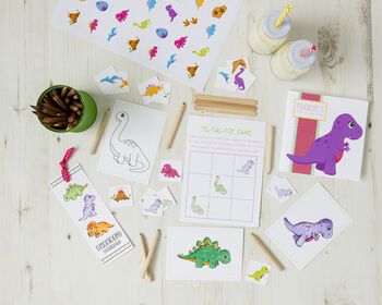 Personalised Dinosaur Stationery Bundle, 7 of 7