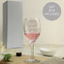 Personalised Bridesmaid Wine Glass, thumbnail 1 of 4