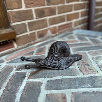 Shelley Snail Cast Iron Boot Jack, 2 of 4