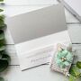 Handmade Wedding Money Wallet Mint Green And White, thumbnail 7 of 7