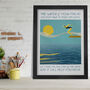 The Water Is Your Friend Swimming Poster Print, thumbnail 2 of 4